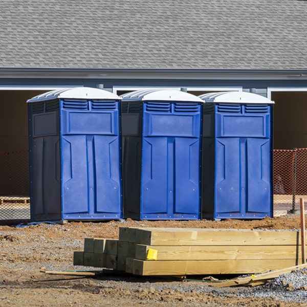 are there any restrictions on what items can be disposed of in the porta potties in Carroll NY